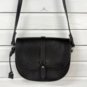 American Eagle | Black Leather Crossbody Bag